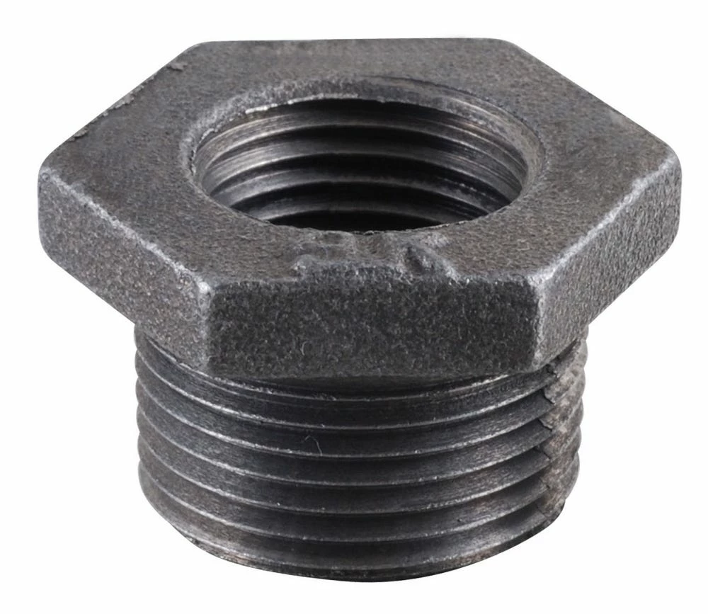 LDR Black Hex Bushing 1/2" x 1/4" 310 B-1214 - Malleable Fittings 3 LDR Black Hex Bushing 1/2" x 1/4" 310 B-1214 - Malleable Fittings