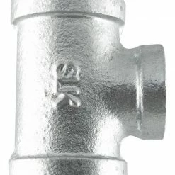 LDR Galvanized Straight Tee 3/4" 313 T-34 - Malleable Fittings
