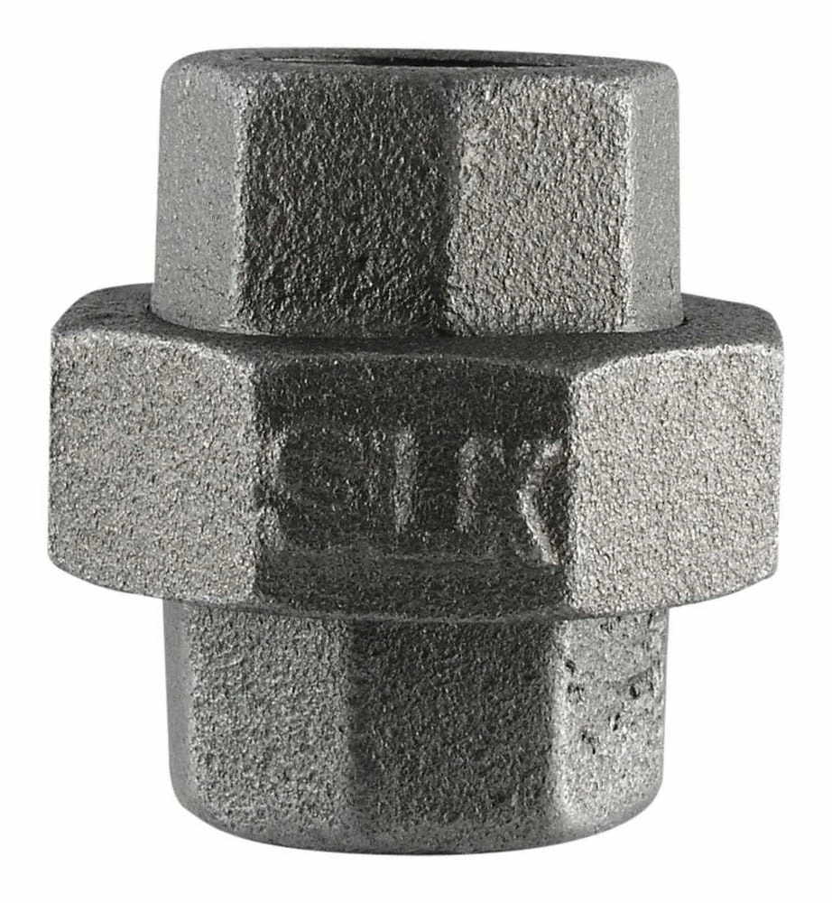 LDR Black Union 1/2" 310 U-12 - Malleable Fittings 4 LDR Black Union 1/2" 310 U-12 - Malleable Fittings - Image 2