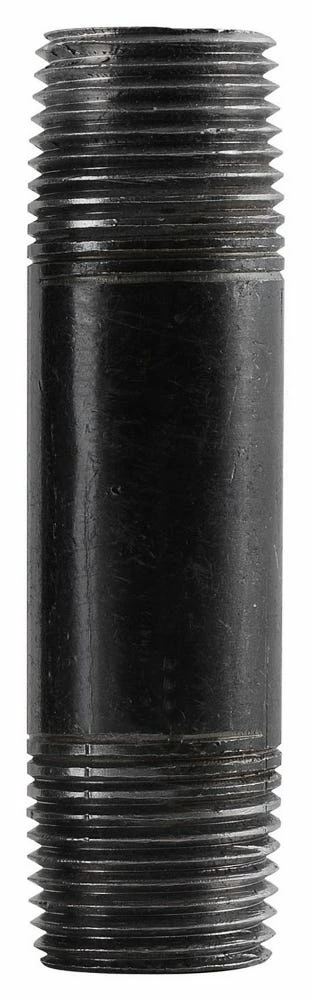 LDR Black Pipe Nipple 3/8" x 2" 308 38X2 - Malleable Fittings 4 LDR Black Pipe Nipple 3/8" x 2" 308 38X2 - Malleable Fittings - Image 2