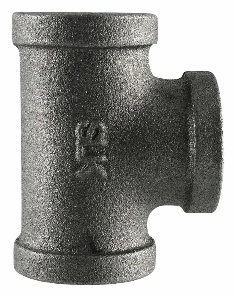 LDR Black Straight Tee 3/4" 312 T-34 - Malleable Fittings 3 LDR Black Straight Tee 3/4" 312 T-34 - Malleable Fittings