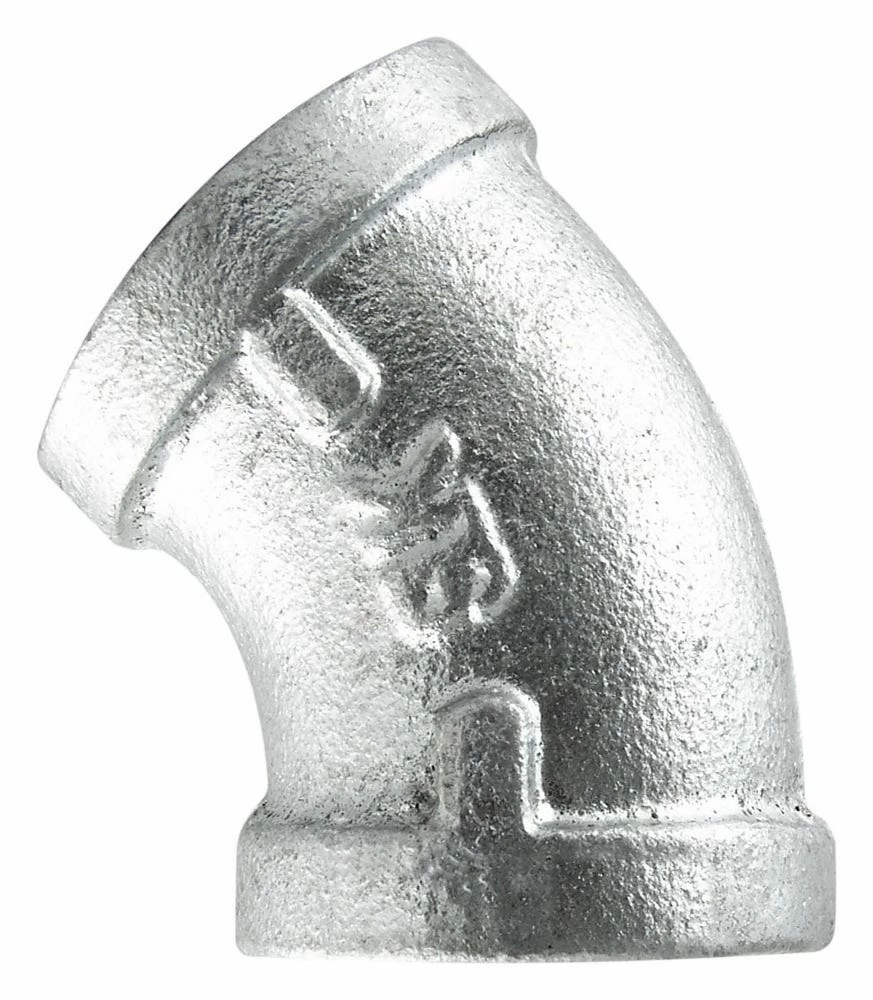 LDR Galvanized 45 Degree Elbow 1-1/4" 311 E45-114 - Malleable Fittings 4 LDR Galvanized 45 Degree Elbow 1-1/4" 311 E45-114 - Malleable Fittings - Image 2