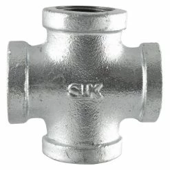 LDR Galvanized Cross 3/4" 311 CR-34 - Malleable Fittings