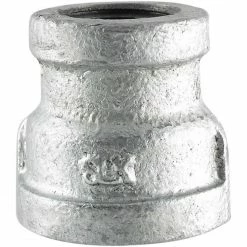 LDR Galvanized Reducing Coupling 2" x 1-1/2" 311 RC-2112 - Malleable Fittings