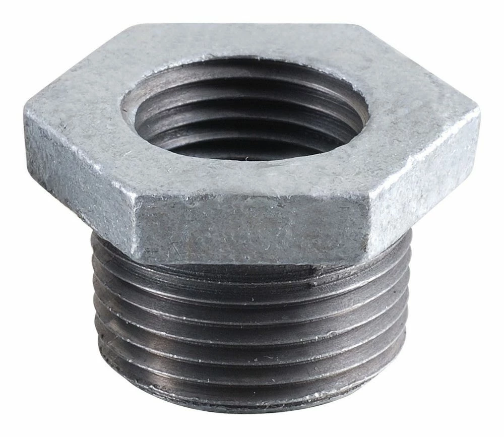 LDR Galvanized Hex Bushing 3/8" x 1/4" 311 B-3814 - Malleable Fittings 3 LDR Galvanized Hex Bushing 3/8" x 1/4" 311 B-3814 - Malleable Fittings