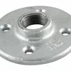LDR Galvanized Floor Flange 1-1/4" 311 F-114 - Malleable Fittings