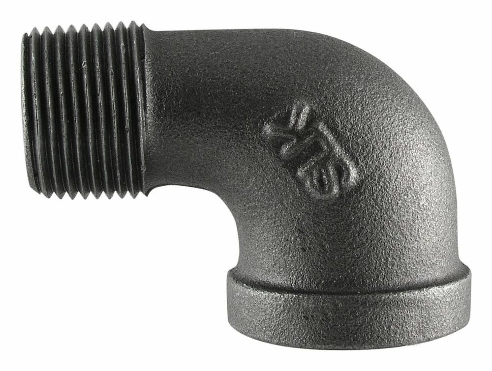 LDR Black 90 Degree Street Elbow 1/2" 310 SE90-12 - Malleable Fittings 3 LDR Black 90 Degree Street Elbow 1/2" 310 SE90-12 - Malleable Fittings