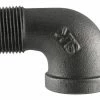 LDR Black 90 Degree Street Elbow 3/8" 310 SE90-38 - Malleable Fittings